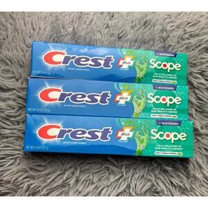 Crest Complete Plus Scope Whitening Toothpaste Minty Fresh 5.4 oz. Exp 10/28
